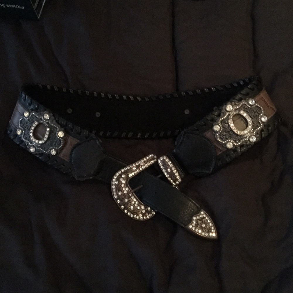 Western horseshoe fashion belt